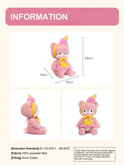 Bobo Nuts | Pâtissier Nikkie Bear Plush Toy