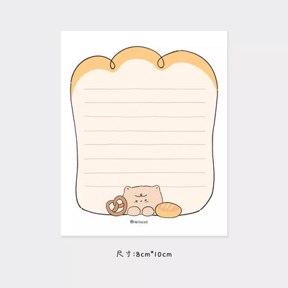 Hello Cat | Bread Cat Memo Note Pad