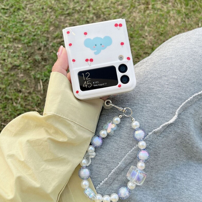 Cherry and Elephant Z Flip Case