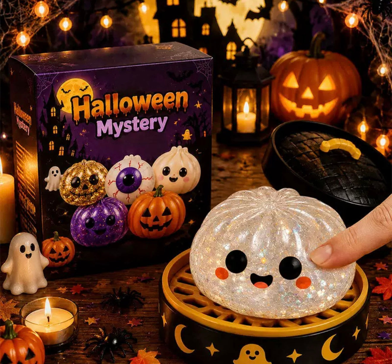 The Viral Mystery Dumpling Halloween Squishy