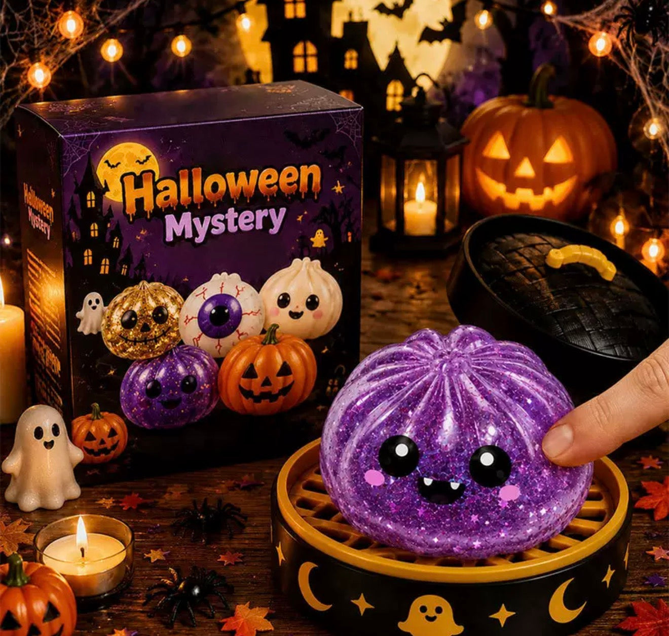 The Viral Mystery Dumpling Halloween Squishy