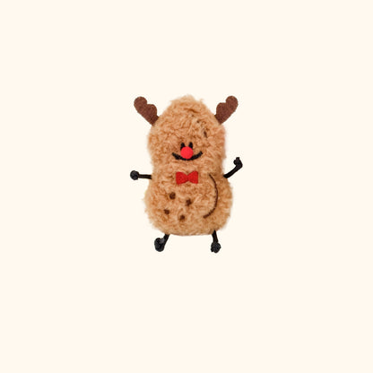 Fickle Plan | Mini Peanut Christmas Keychain