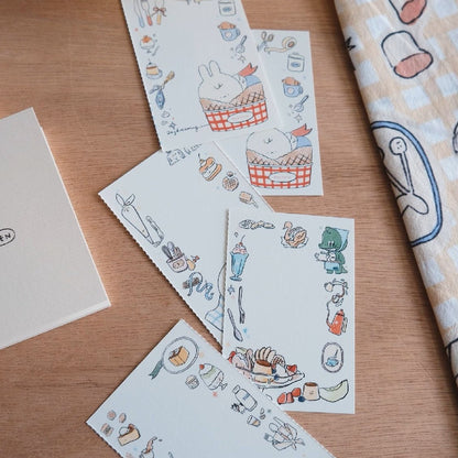 A Gator Life | Lovely Bunny And Crocodile Memo Notepad