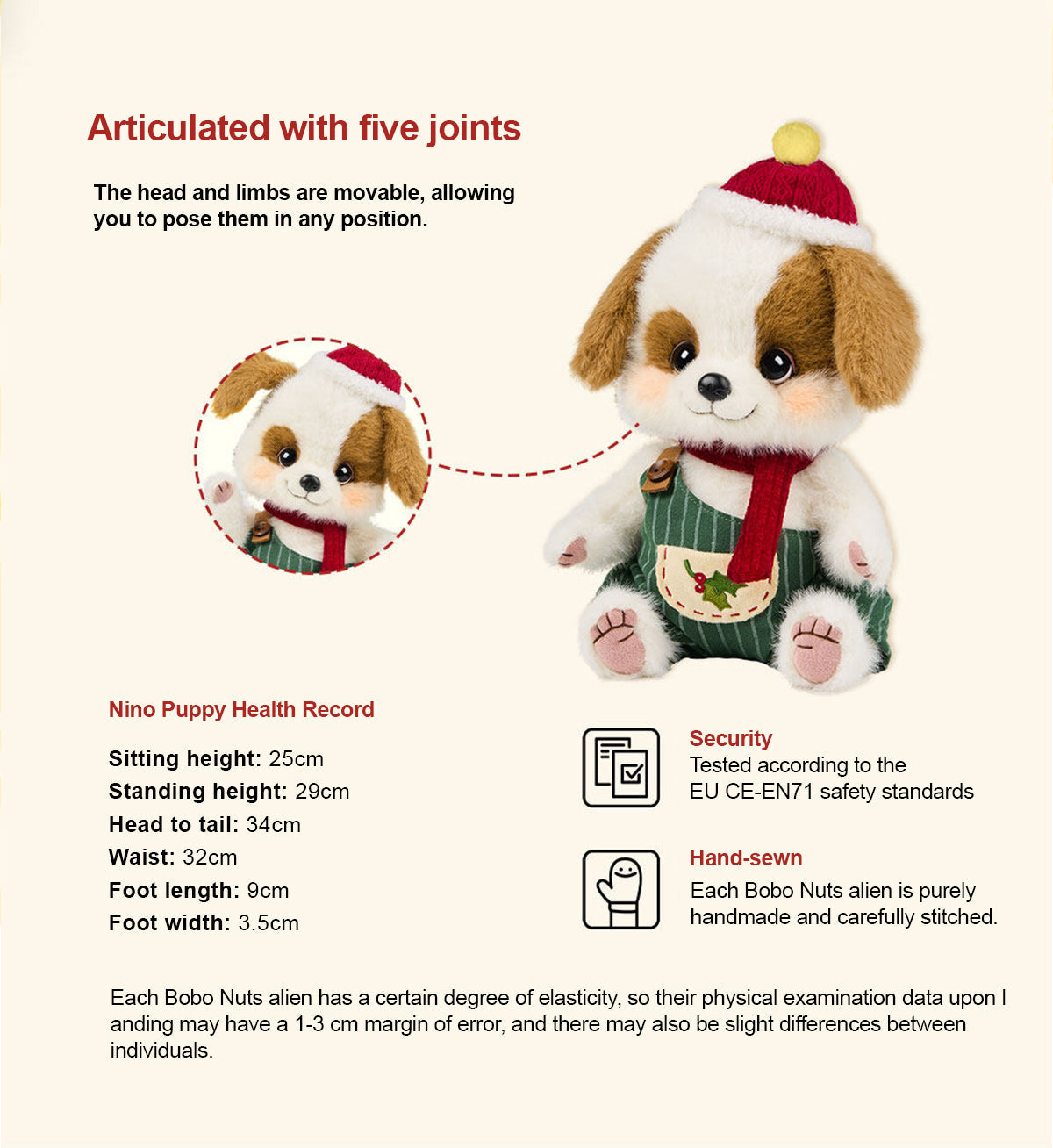 Bobo Nuts | Nino Puppy Plush Toy
