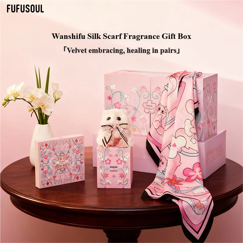 FUFUSOUL |  FUFUSOUL Silk Scarf Fragrance Gift Box
