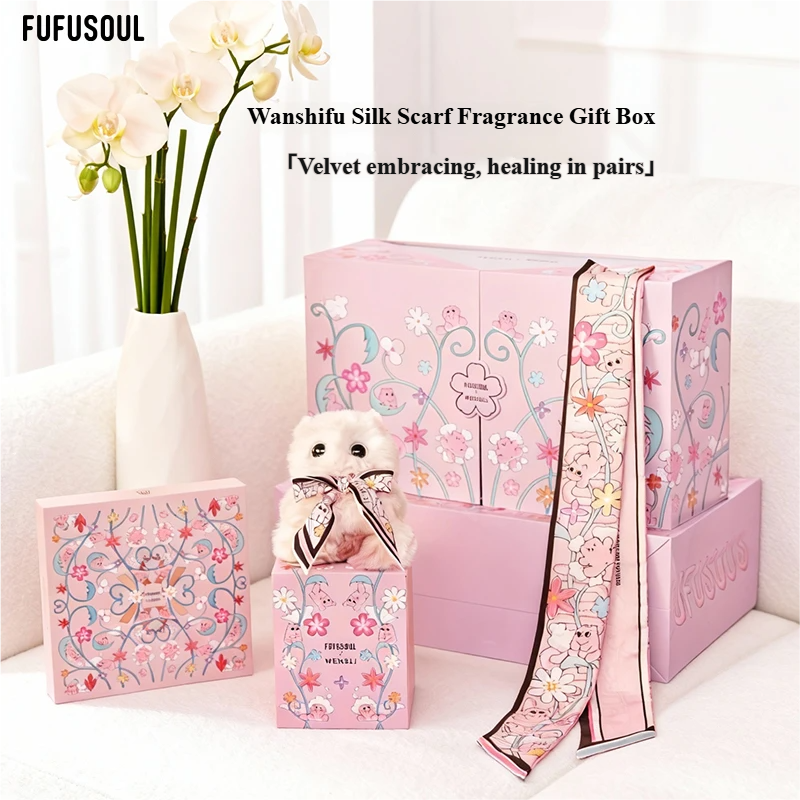 FUFUSOUL |  FUFUSOUL Silk Scarf Fragrance Gift Box