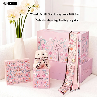 FUFUSOUL |  FUFUSOUL Silk Scarf Fragrance Gift Box