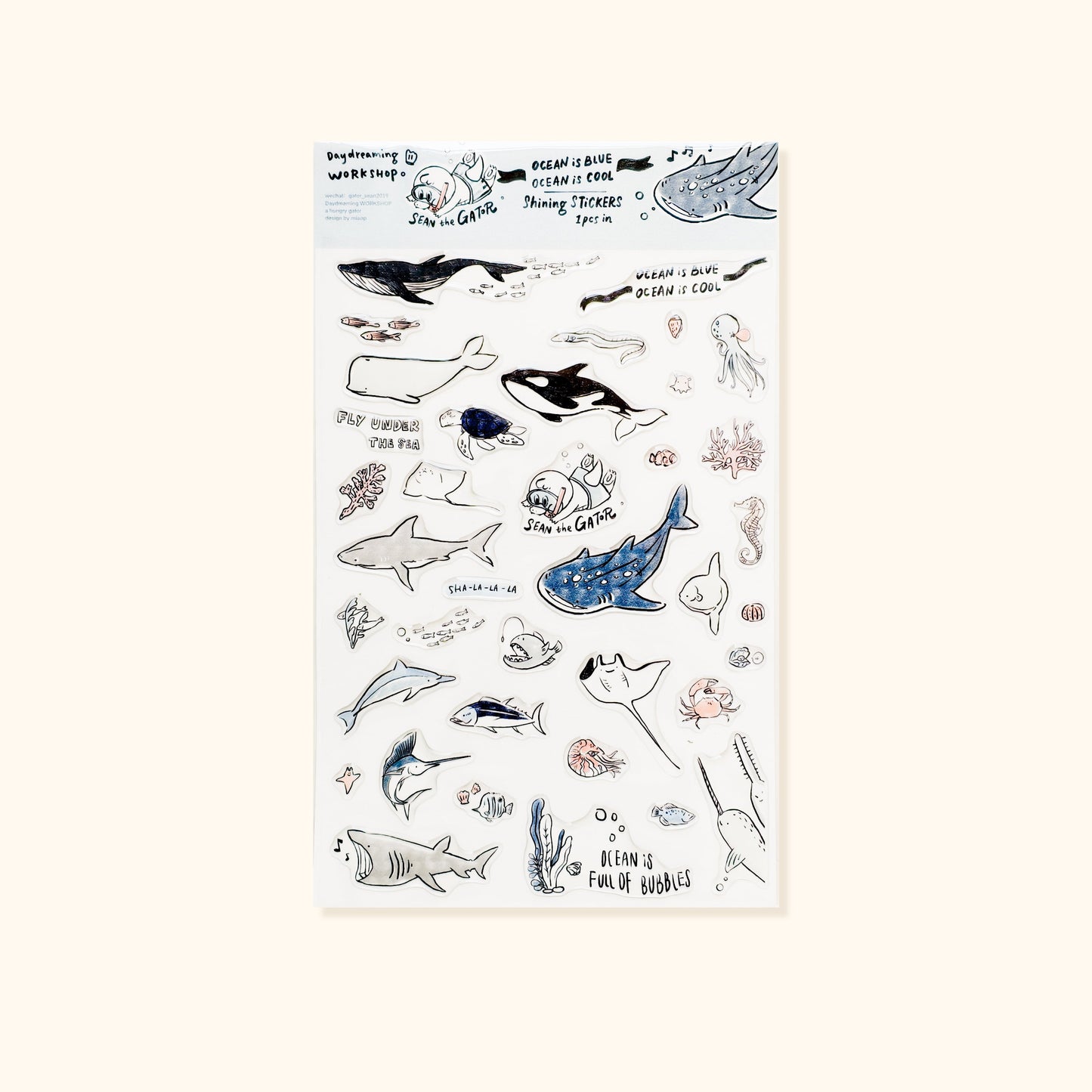 A Gator Life | OCEAN is COOL Resin Sticker