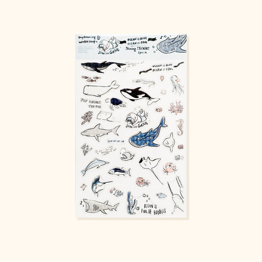 A Gator Life | OCEAN is COOL Resin Sticker