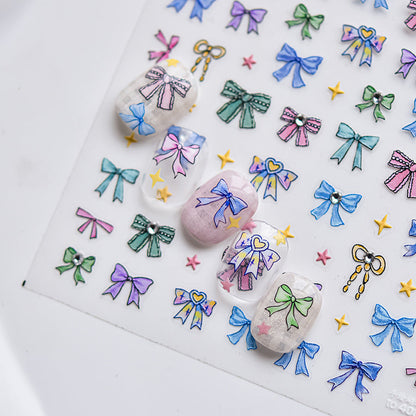 Hello Claws | Bowknot Diamond Nail Deco Sticker