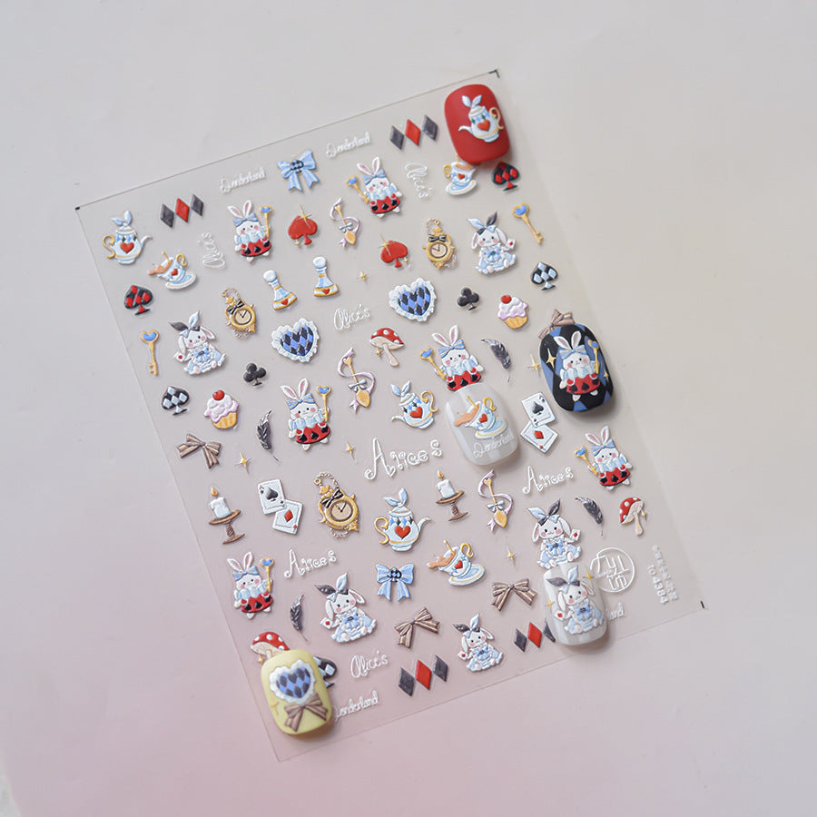 Hello Claws | Bunny Wonderland Nail Deco Sticker
