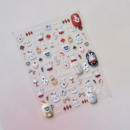 Hello Claws | Bunny Wonderland Nail Deco Sticker