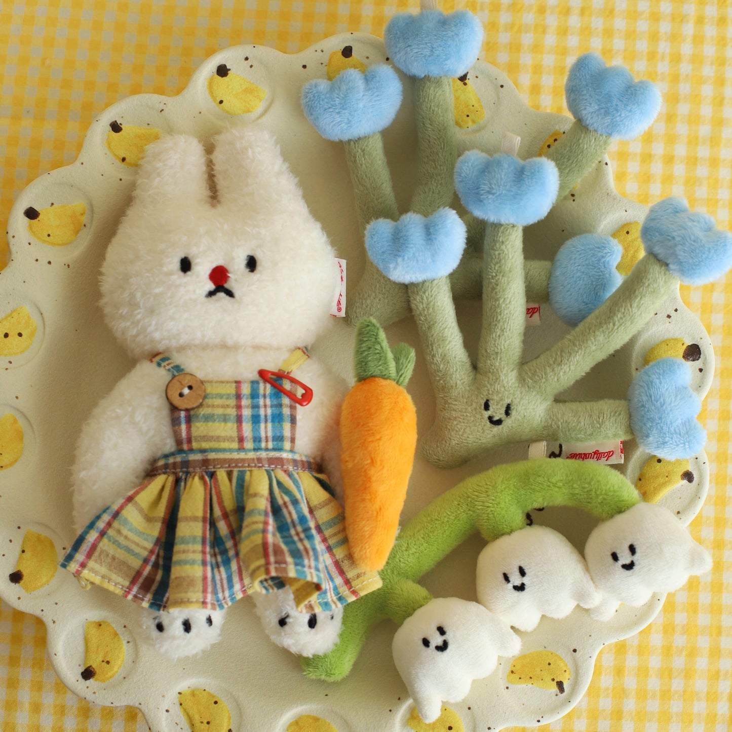 Daily White | Baby Blue Eye Plush Charm