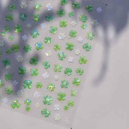Hello Claws | Four-leaf Clover Jelly Nail Deco Sticker