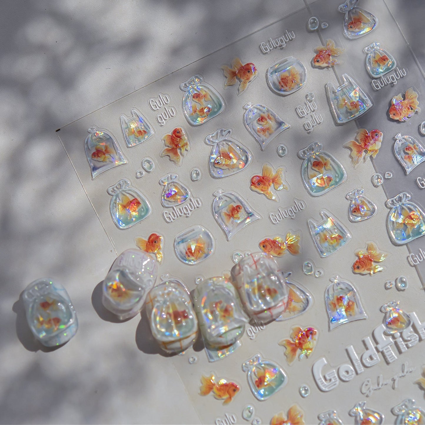 Hello Claws | Goldfish Nail Deco Sticker