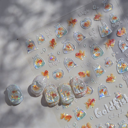Hello Claws | Goldfish Nail Deco Sticker