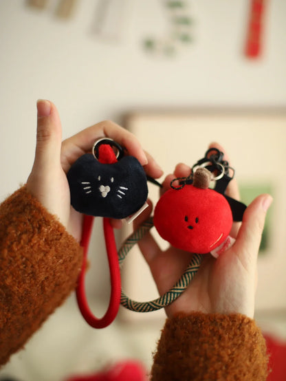 Daily White | Mini Heart Apple Toy Charm