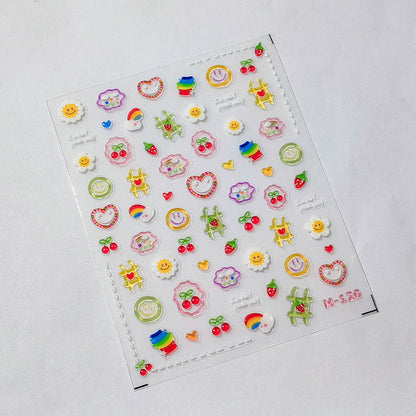 Hello Claws | Emoji 5D Jelly Nail Deco Stickers