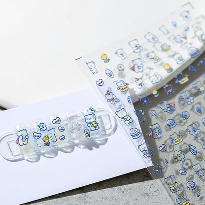 Hello Claws | Super Bear Nail Deco Sticker