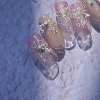 Hello Claws | Crystal Dream Butterfly 5D Nail Deco Sticker