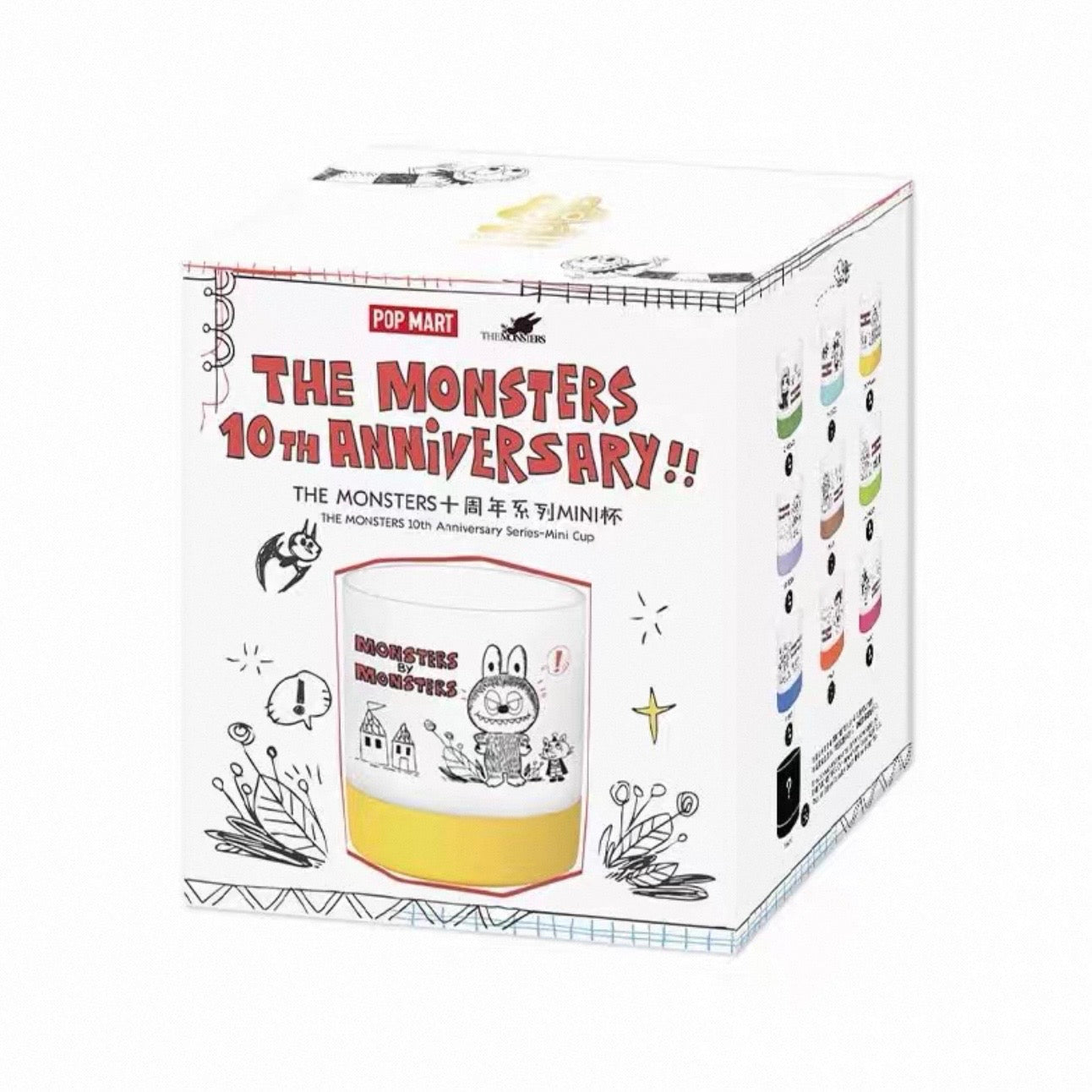 THE MONSTERS 10th Anniversary Series MINI Cup Blind Box （Pre-order）