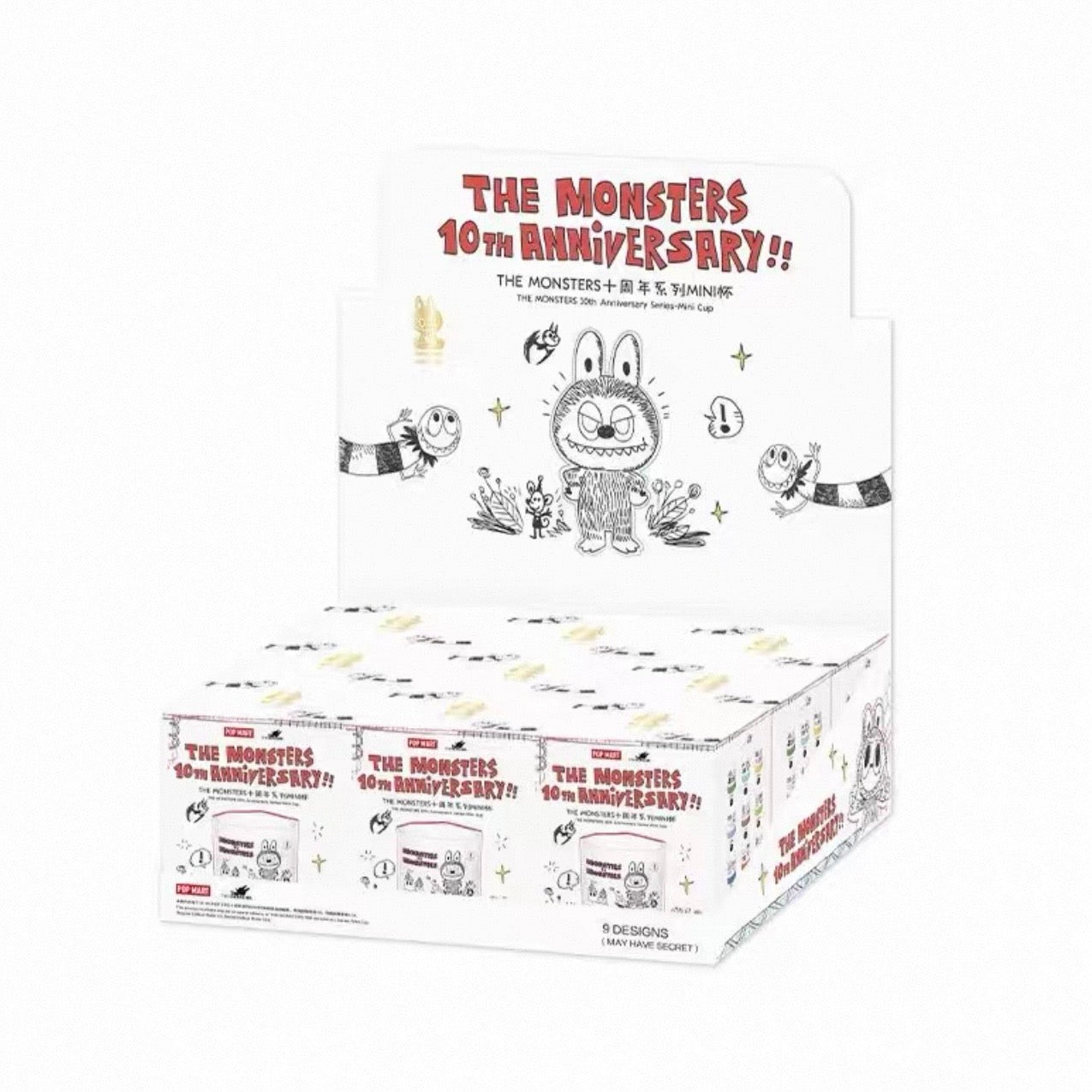 THE MONSTERS 10th Anniversary Series MINI Cup Blind Box （Pre-order）