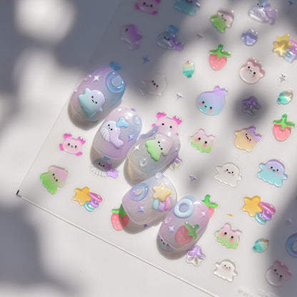 Hello Claws | Jelly Fish Nail Deco Sticker