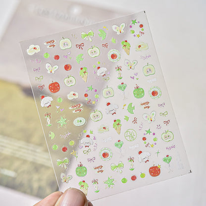 Hello Claws | Bear And Puppy Nail Deco Sticker
