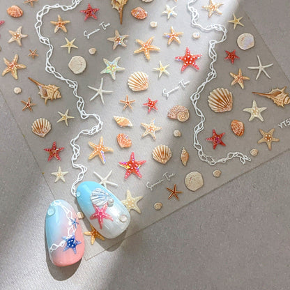 Hello Claws | Star Fish Nail Deco Sticker