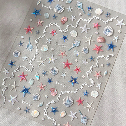 Hello Claws | Star Fish Nail Deco Sticker
