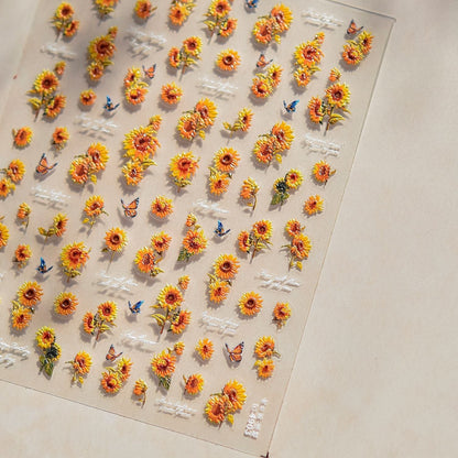 Hello Claws | Sunflower Nail Deco Sticker