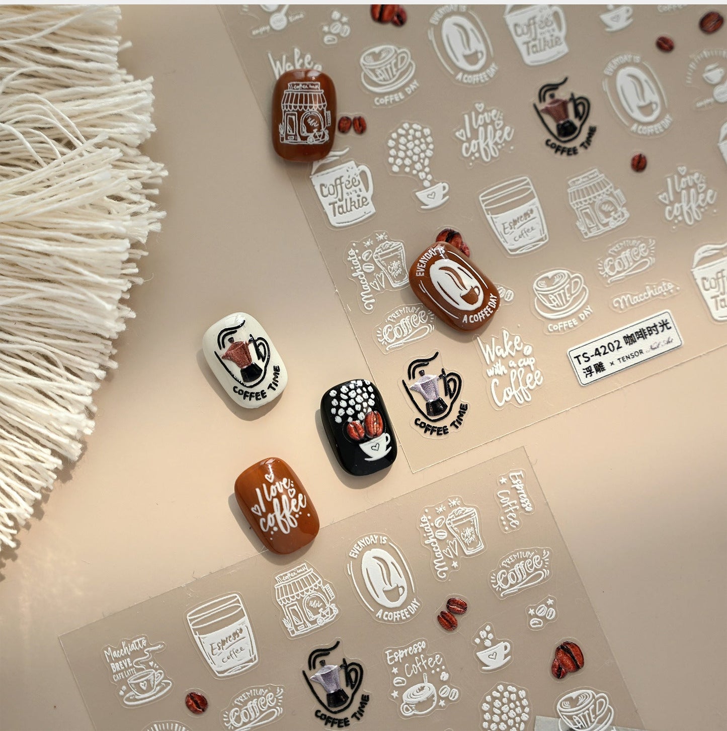 Hello Claws | Coffee Time Nail Deco Sticker