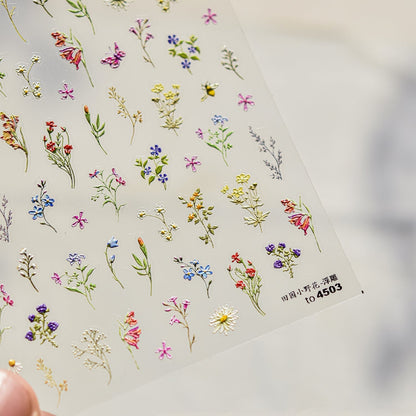 Hello Claws | Spring Wild Flower Nail Deco Sticker