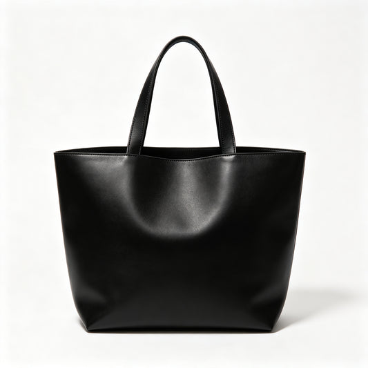 Camel Structured Shopper Tote