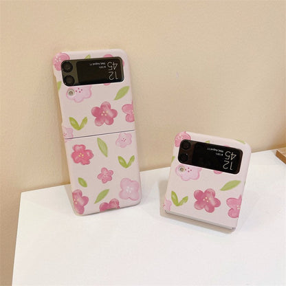 Samsung Galaxy Z Flip 4/ Z Flip 3 | Pink Flower Phone Cases