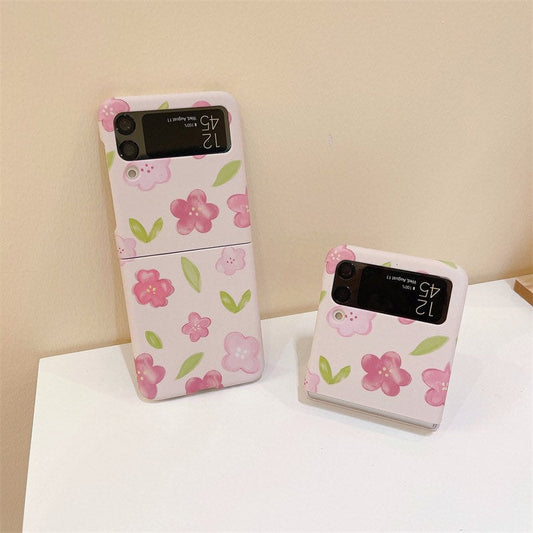 Samsung Galaxy Z Flip 4/ Z Flip 3 | Pink Flower Phone Cases