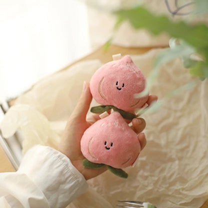 Daily White | Peach Bag Charm