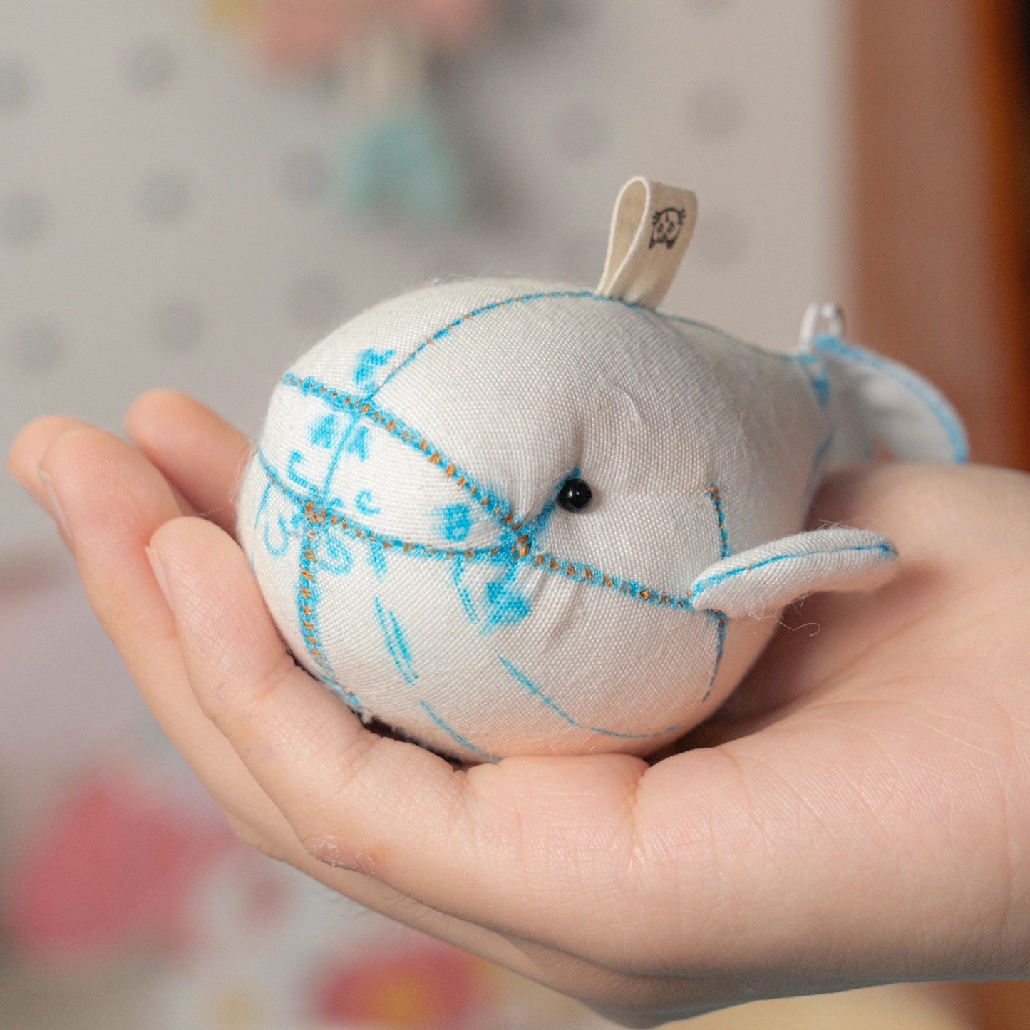 Snowball | Blue Whale Plush Charm