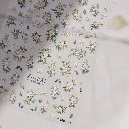 Hello Claws | Lily Flower Nail Deco Sticker