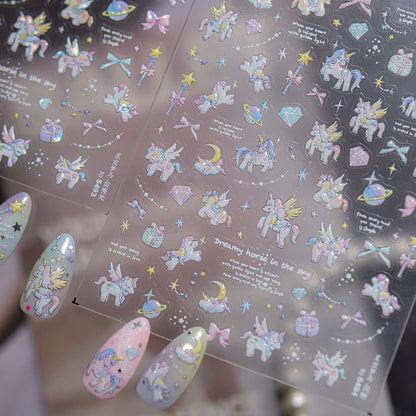 Hello Claws | Unicorn Dream Nail Deco Sticker