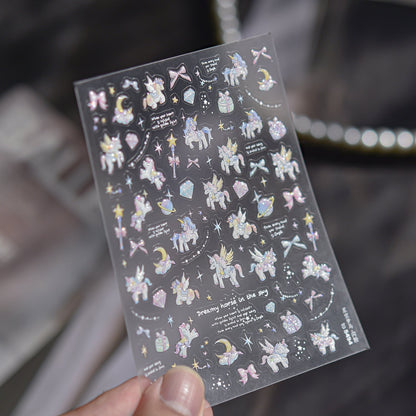 Hello Claws | Unicorn Dream Nail Deco Sticker