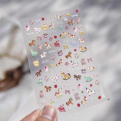Hello Claws | Pony 5D Nail Deco Sticker