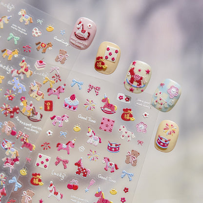 Hello Claws | Pony 5D Nail Deco Sticker