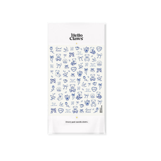 Hello Claws | Bear Cartoon Nail Deco Sticker