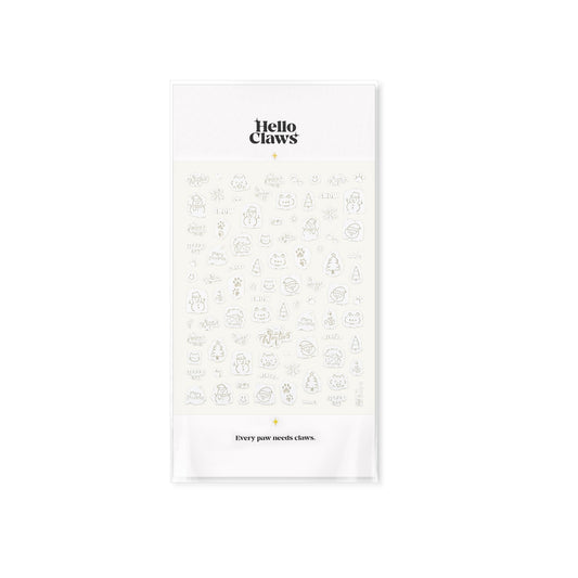 Hello Claws | Snow Nail Deco Sticker