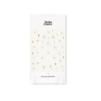 Hello Claws | Holy Light Gold Nail Deco Sticker