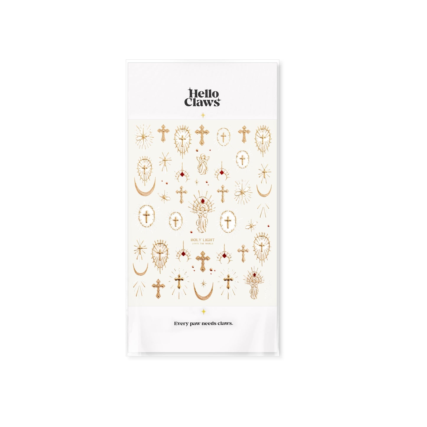 Hello Claws | Holy Light Jesus Nail Deco Sticker