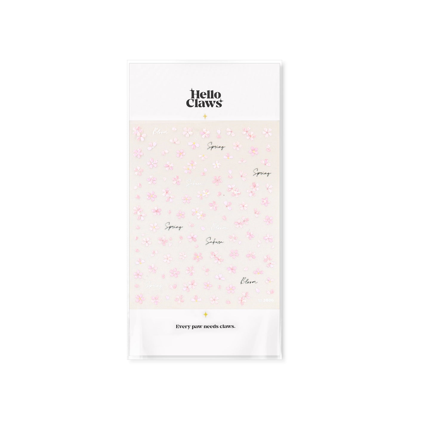 Hello Claws | Pink Cherry Blossom Nail Deco Sticker