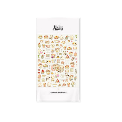 Hello Claws | Cherry Cake And Kitty Nail Deco Sticker