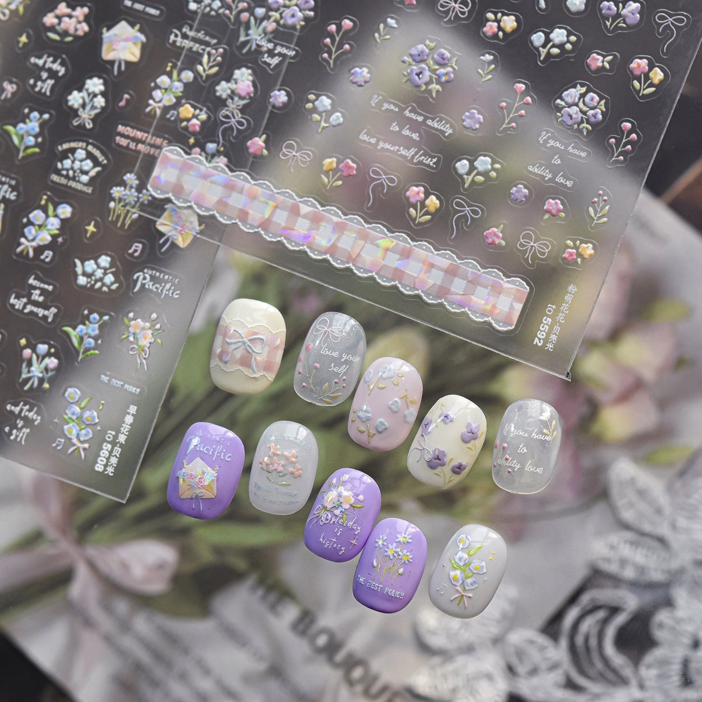 Hello Claws | Spring Flower Nail Deco Sticker